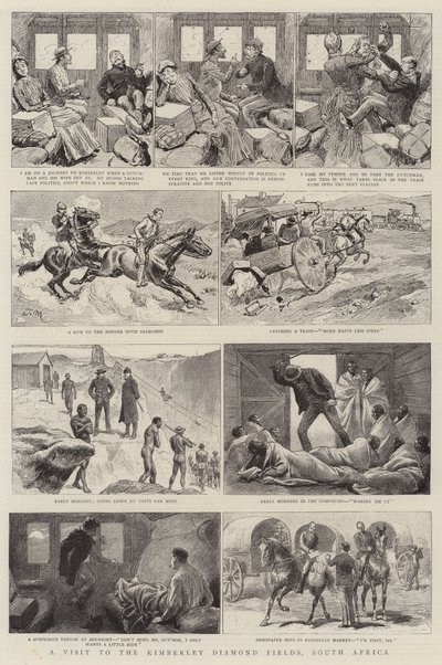 Une visite aux champs de diamants de Kimberley, Afrique du Sud - Adrien Emmanuel Marie